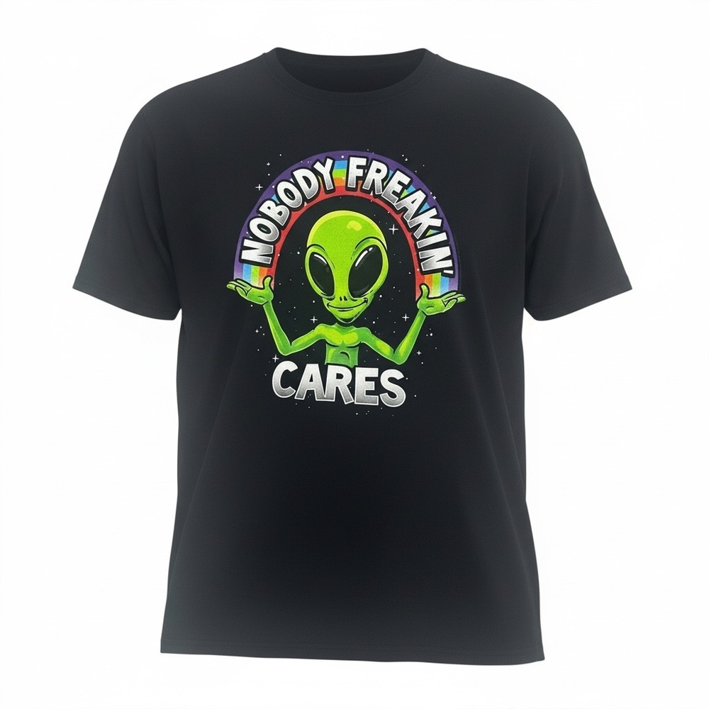 DOM It's About The Art Alien Graphic Tee Black XL